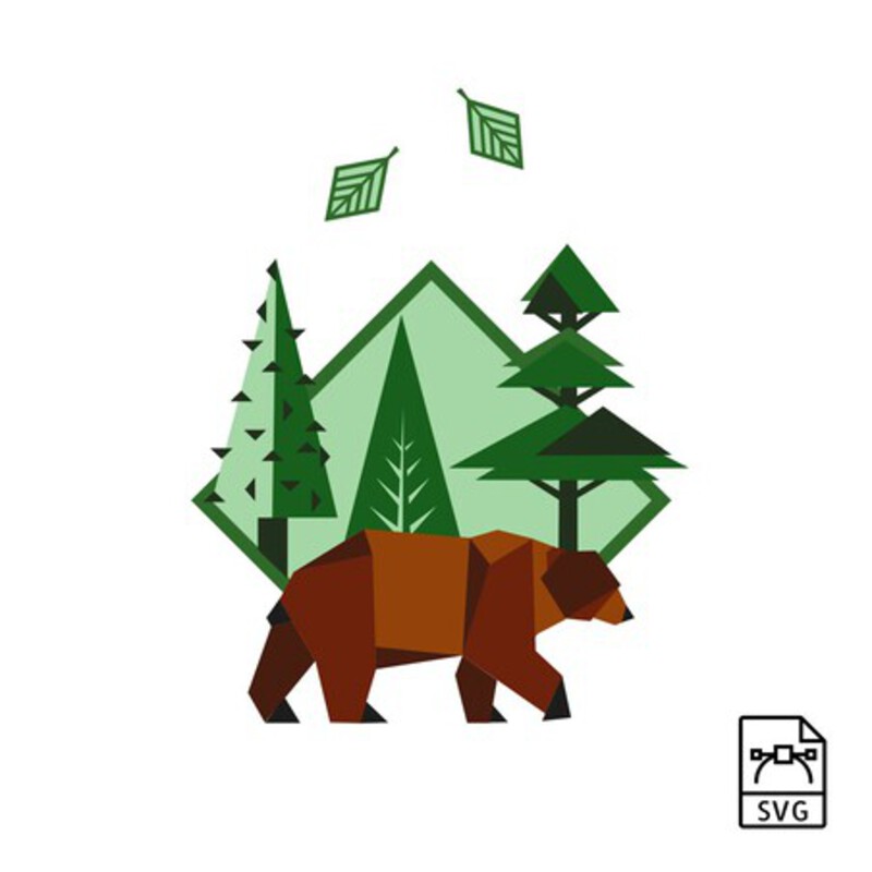 Vector illustration Brown bear Vector illustration Brown bear